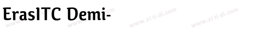 ErasITC Demi字体转换